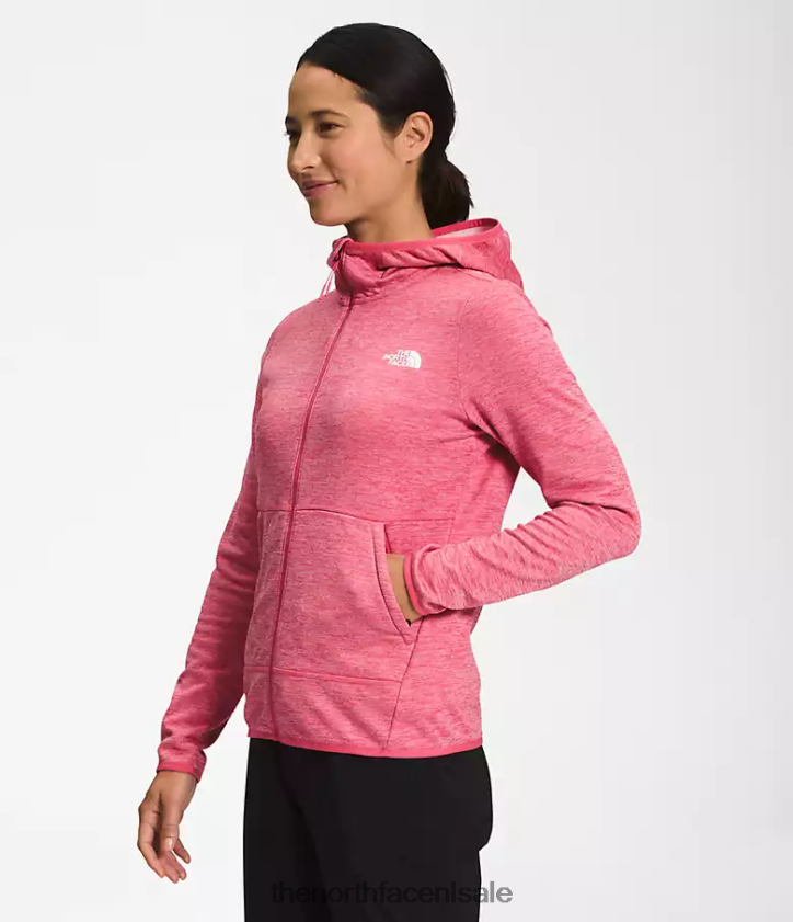 vrouwen Canyonlands-hoodie The North Face P464ZN746 kleding kosmo roze witte heide