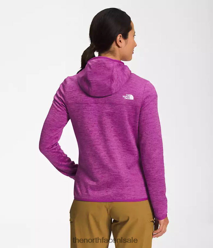 vrouwen Canyonlands-hoodie The North Face P464ZN747 kleding paarse cactusbloem witte heide