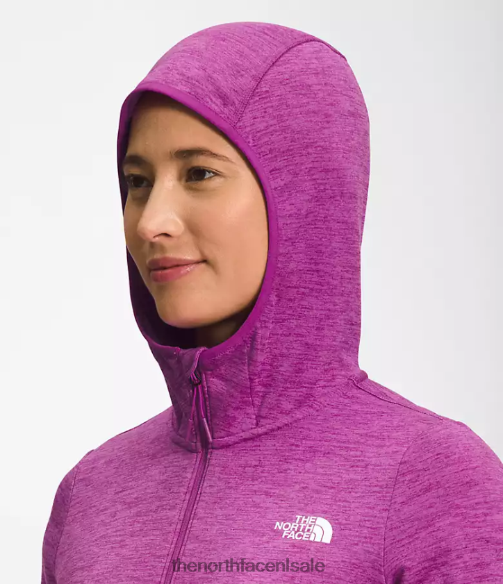 vrouwen Canyonlands-hoodie The North Face P464ZN747 kleding paarse cactusbloem witte heide