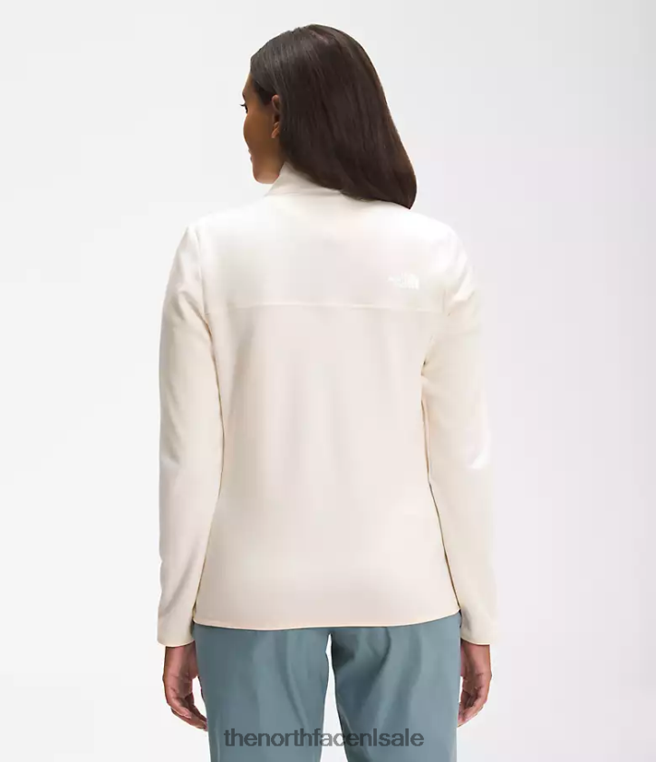 vrouwen Canyonlands met volledige ritssluiting The North Face P464ZN376 kleding gardenia witte heide
