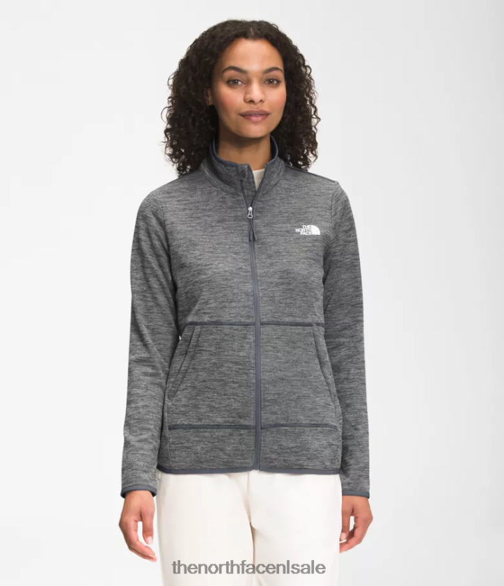 vrouwen Canyonlands met volledige ritssluiting The North Face P464ZN377 kleding tnf middengrijs gemêleerd