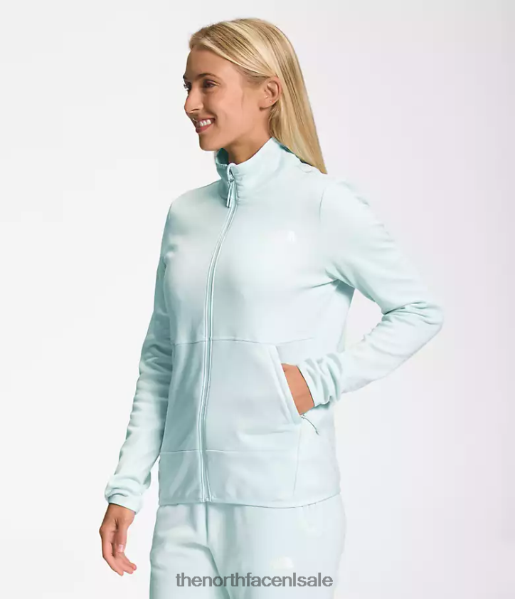 vrouwen Canyonlands met volledige ritssluiting The North Face P464ZN379 kleding dakraam blauw wit gemêleerd