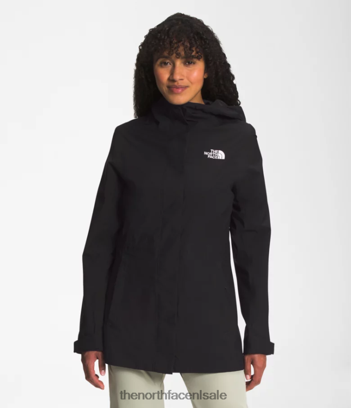 vrouwen City Breeze regenjas The North Face P464ZN1226 kleding tn zwart