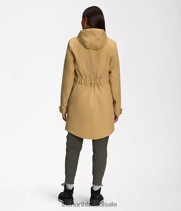 vrouwen City Breeze regenparka II The North Face P464ZN154 kleding antilope bruin