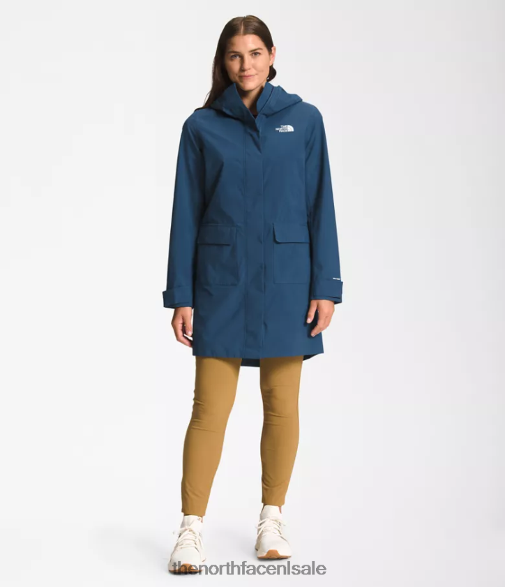 vrouwen City Breeze regenparka II The North Face P464ZN156 kleding schaduwrijk blauw