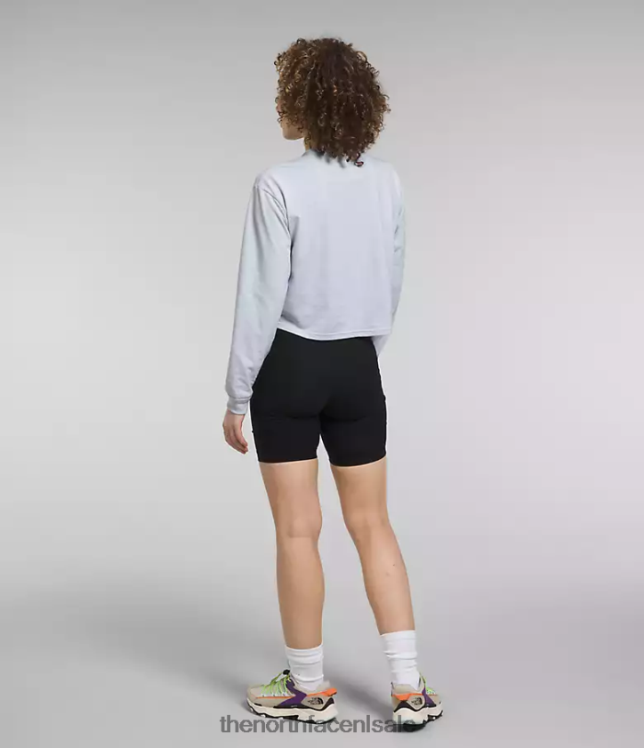 vrouwen Heritage patch-T-shirt met lange mouwen The North Face P464ZN850 kleding stoffige maagdenpalm