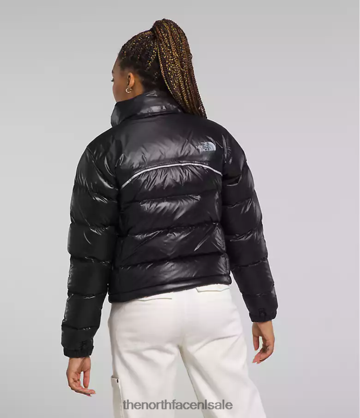 vrouwen Retro nuptse jas uit 2000 The North Face P464ZN803 kleding tn zwart