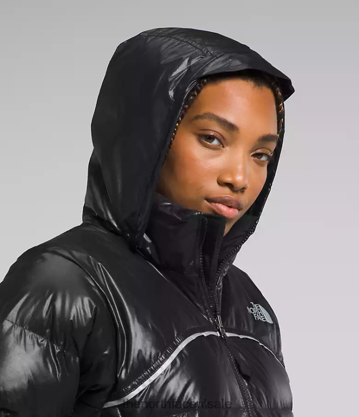 vrouwen Retro nuptse jas uit 2000 The North Face P464ZN803 kleding tn zwart