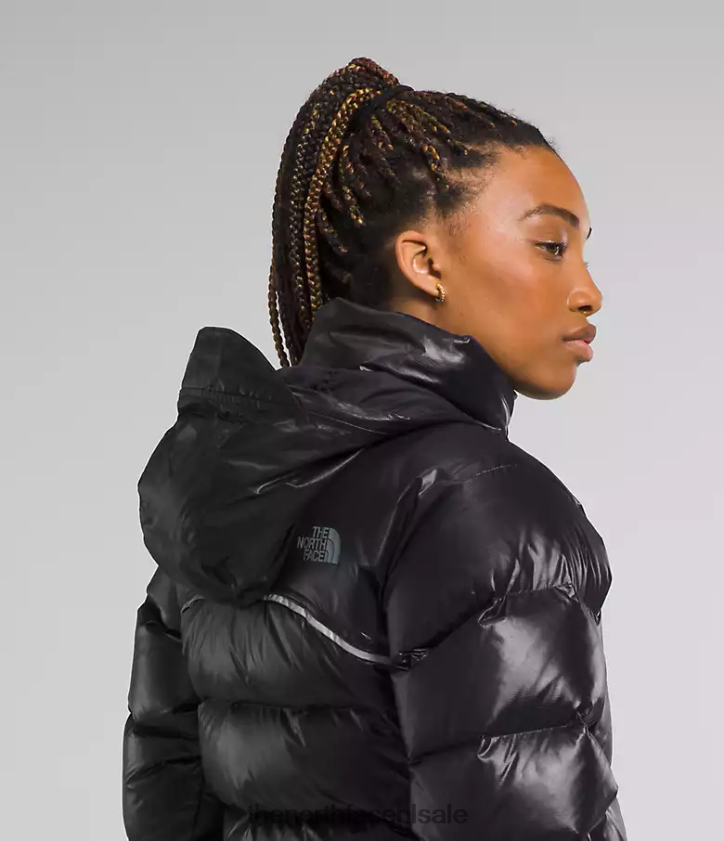 vrouwen Retro nuptse jas uit 2000 The North Face P464ZN803 kleding tn zwart