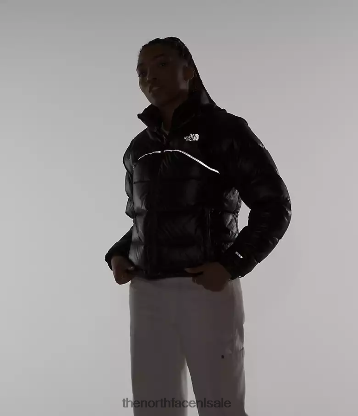 vrouwen Retro nuptse jas uit 2000 The North Face P464ZN803 kleding tn zwart
