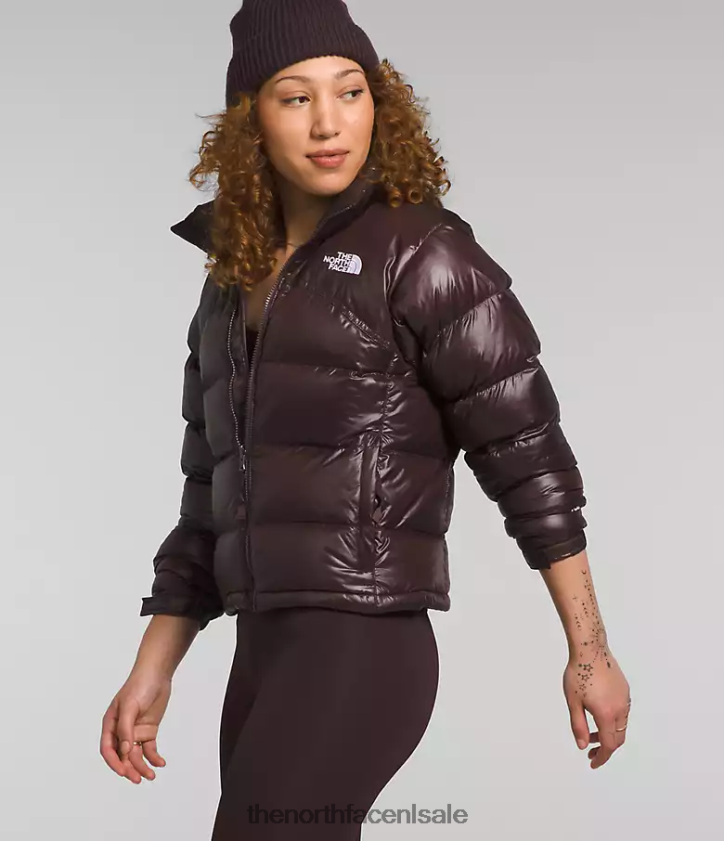 vrouwen Retro nuptse jas uit 2000 The North Face P464ZN804 kleding steenkool bruin