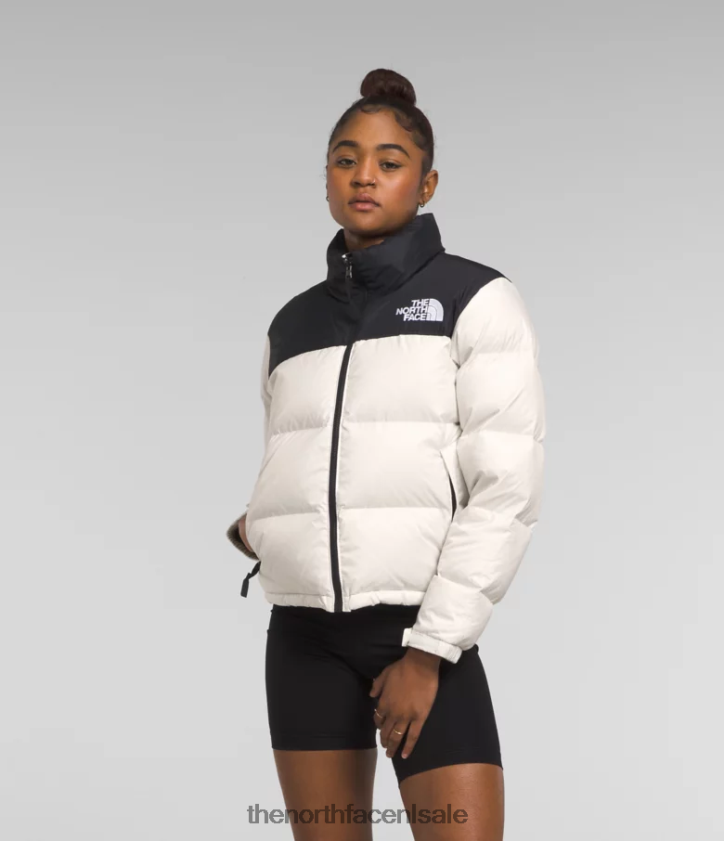 vrouwen Retro nuptse jasje uit 1996 The North Face P464ZN724 kleding gardenia wit