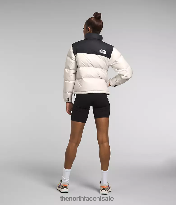 vrouwen Retro nuptse jasje uit 1996 The North Face P464ZN724 kleding gardenia wit