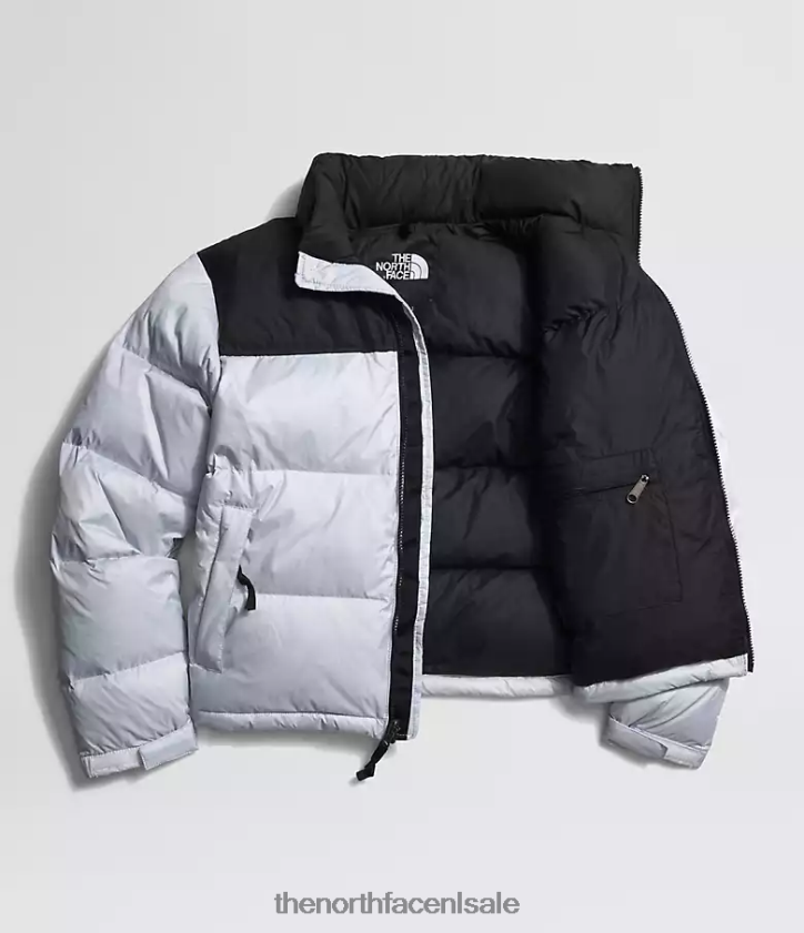 vrouwen Retro nuptse jasje uit 1996 The North Face P464ZN725 kleding stoffige maagdenpalm/tnf zwart