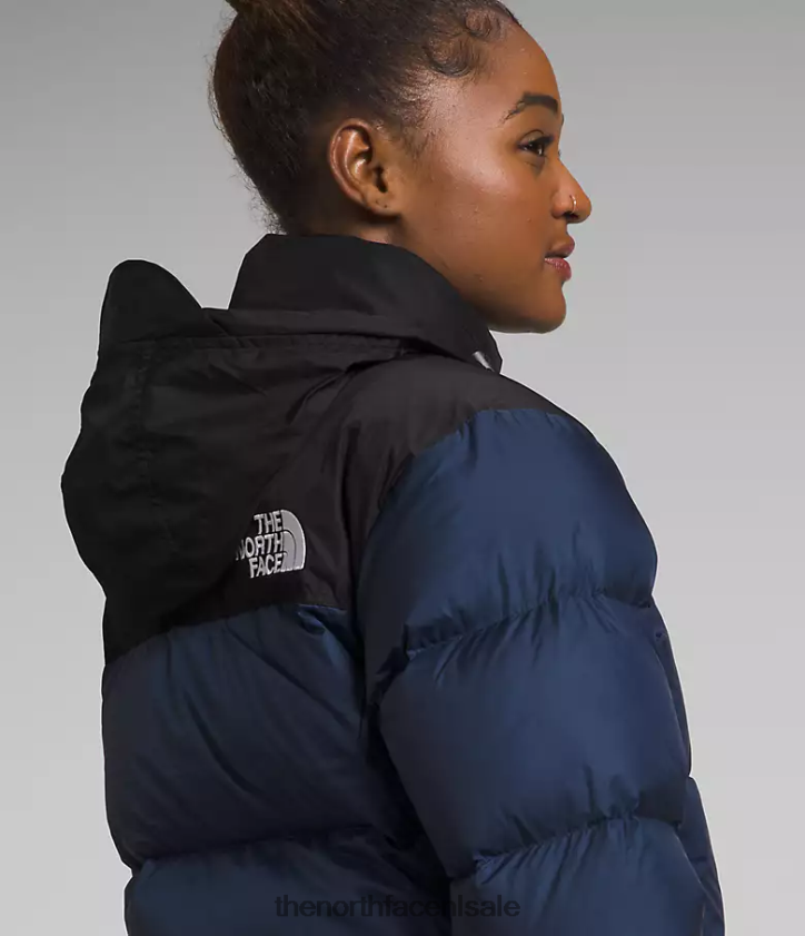 vrouwen Retro nuptse jasje uit 1996 The North Face P464ZN726 kleding top marine/tnf zwart