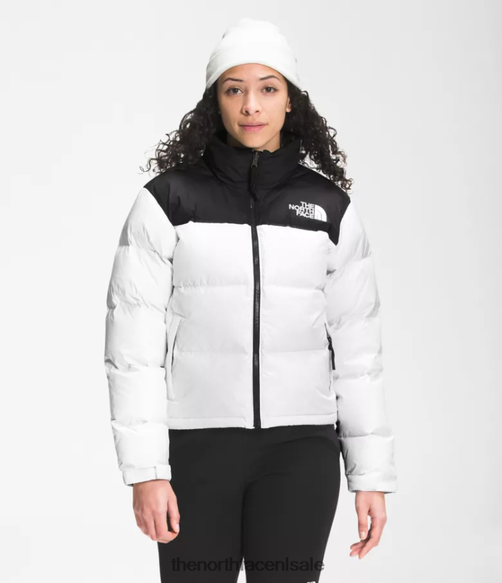 vrouwen Retro nuptse jasje uit 1996 The North Face P464ZN727 kleding tn wit