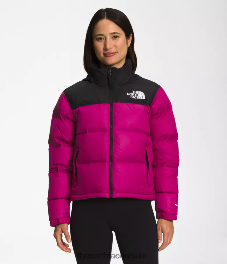 vrouwen Retro nuptse jasje uit 1996 The North Face P464ZN728 kleding fuchsia roze