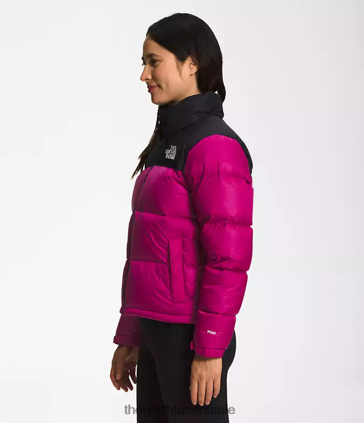 vrouwen Retro nuptse jasje uit 1996 The North Face P464ZN728 kleding fuchsia roze