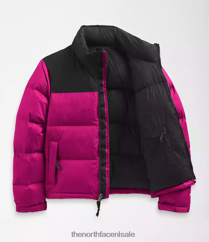 vrouwen Retro nuptse jasje uit 1996 The North Face P464ZN728 kleding fuchsia roze