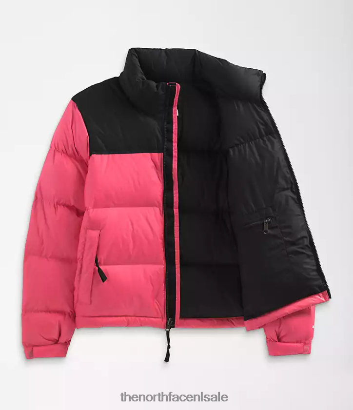 vrouwen Retro nuptse jasje uit 1996 The North Face P464ZN729 kleding kosmo roze