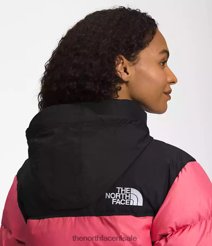 vrouwen Retro nuptse jasje uit 1996 The North Face P464ZN729 kleding kosmo roze