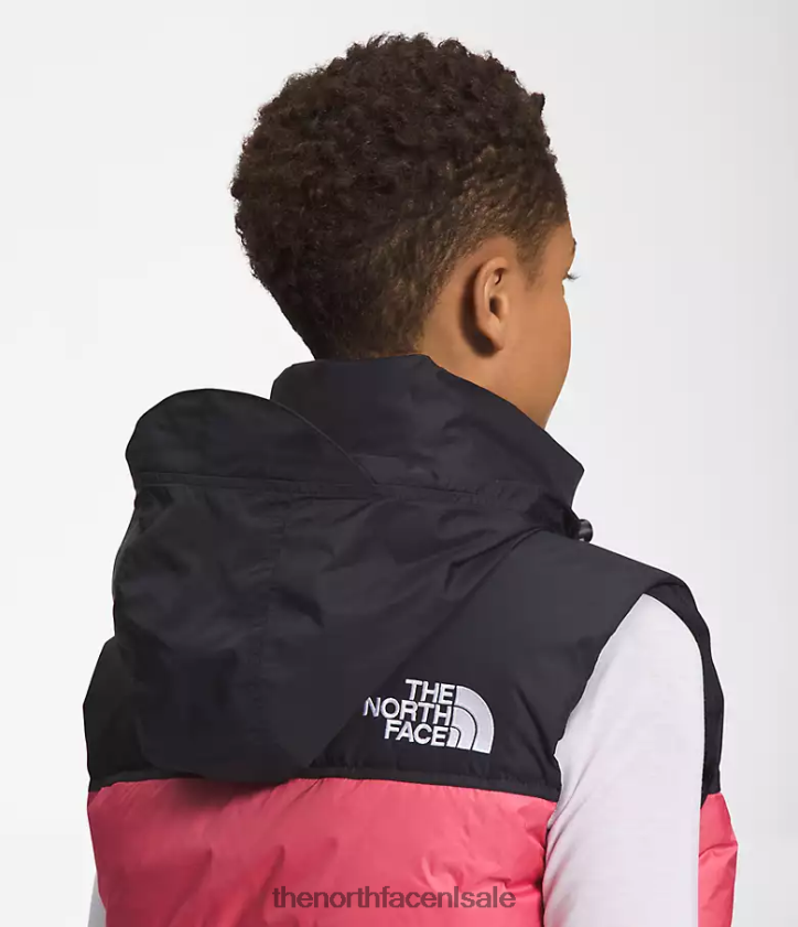 vrouwen Retro nuptse-vest uit 1996 The North Face P464ZN430 kleding kosmo roze