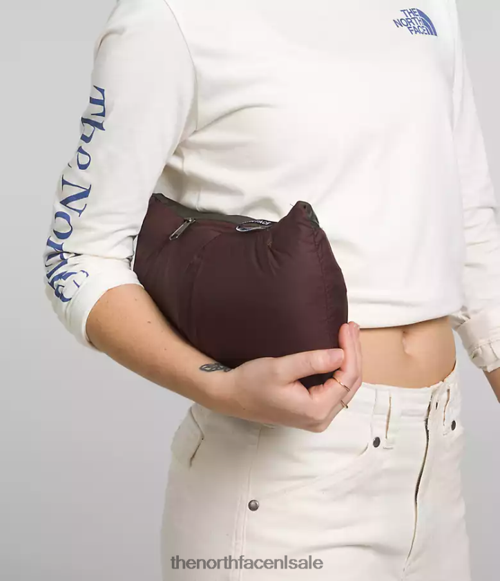 vrouwen Retro nuptse-vest uit 1996 The North Face P464ZN432 kleding nieuw taupegroen/kolenbruin