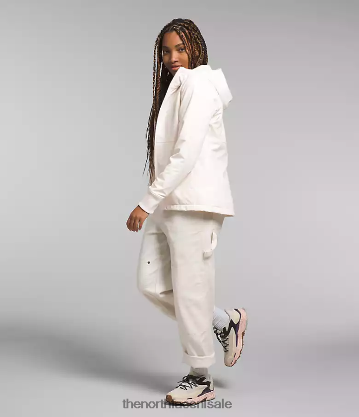 vrouwen Shelbe Raschel-hoodie The North Face P464ZN330 kleding gardenia wit