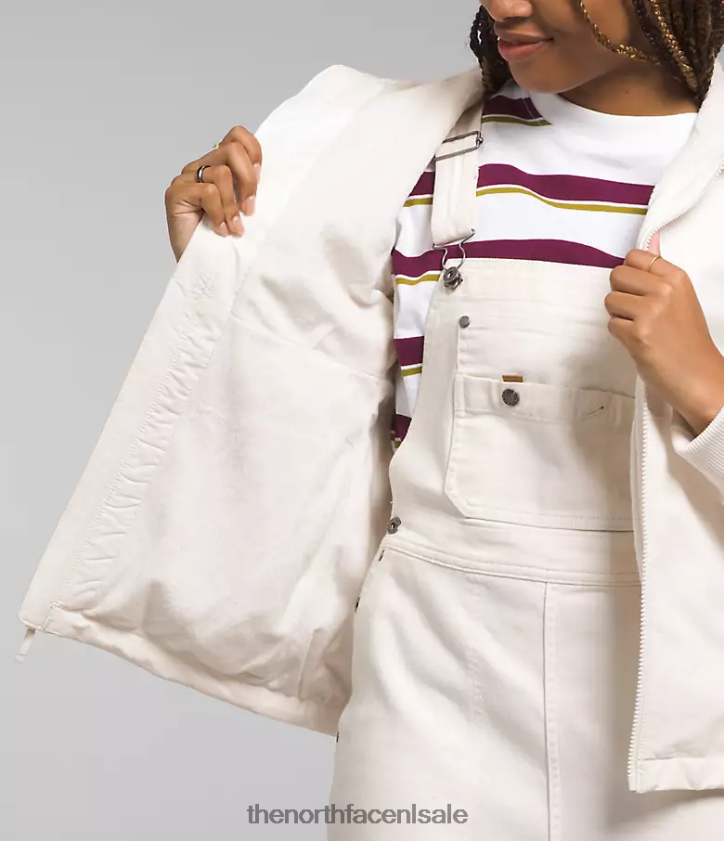 vrouwen Shelbe Raschel-hoodie The North Face P464ZN330 kleding gardenia wit