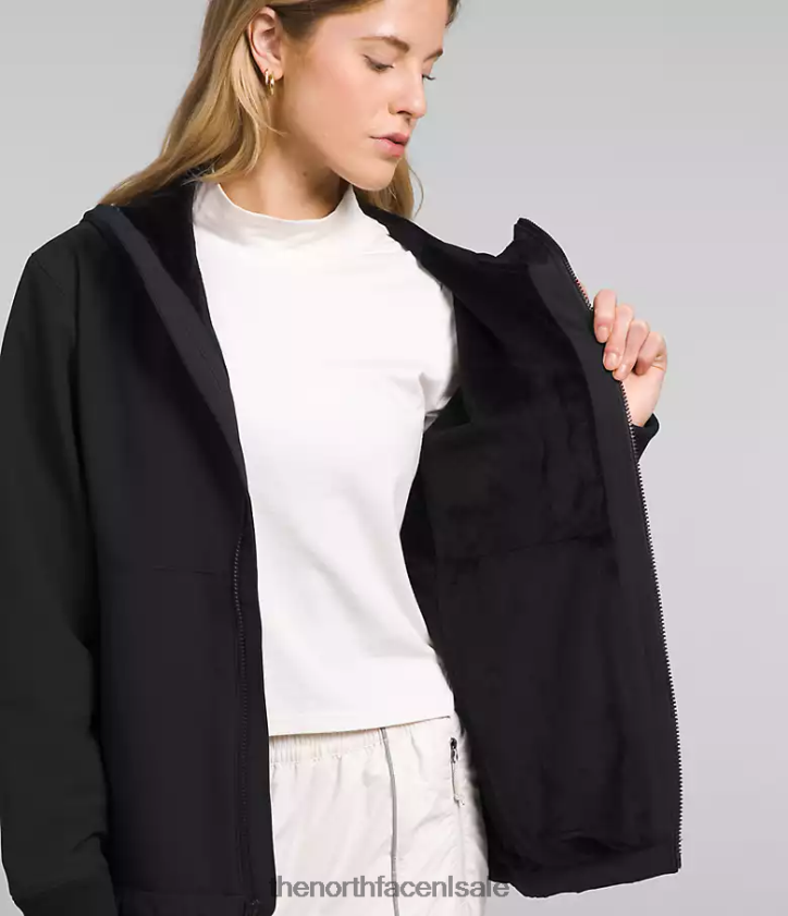 vrouwen Shelbe Raschel-hoodie The North Face P464ZN331 kleding tn zwart