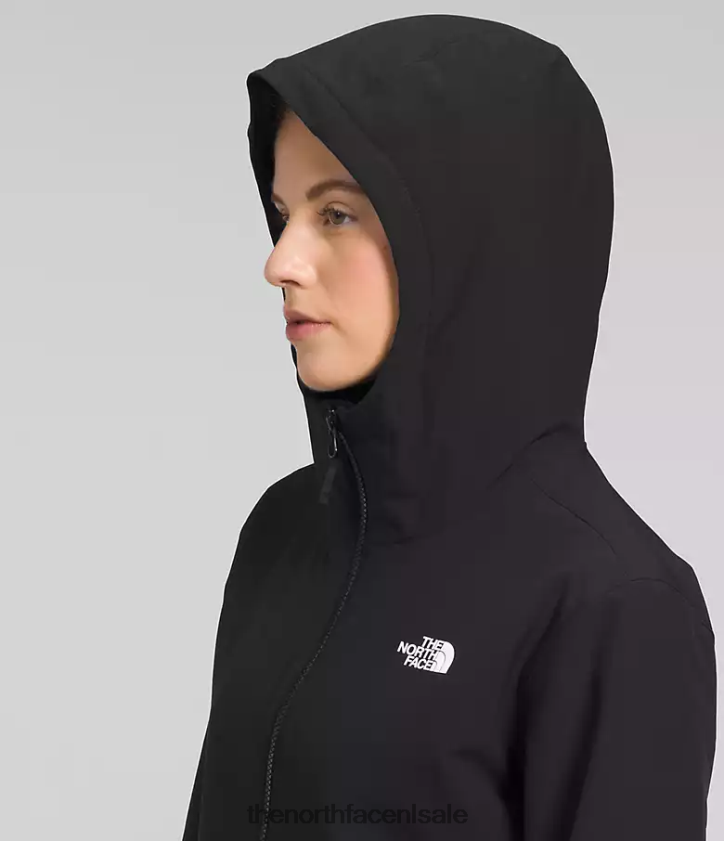 vrouwen Shelbe Raschel-hoodie The North Face P464ZN331 kleding tn zwart