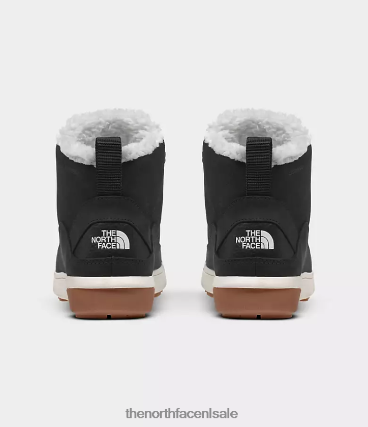 vrouwen Sierra halfhoge waterdichte laarzen met kant The North Face P464ZN1100 schoenen tnf zwart/gardenia wit