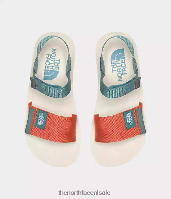 vrouwen Skeena sandalen The North Face P464ZN256 schoenen gardenia wit/stoffig koraal oranje