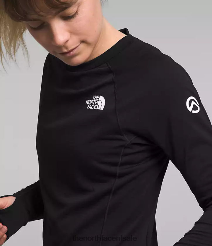 vrouwen Summit Series Pro 120 bemanning The North Face P464ZN900 kleding tn zwart