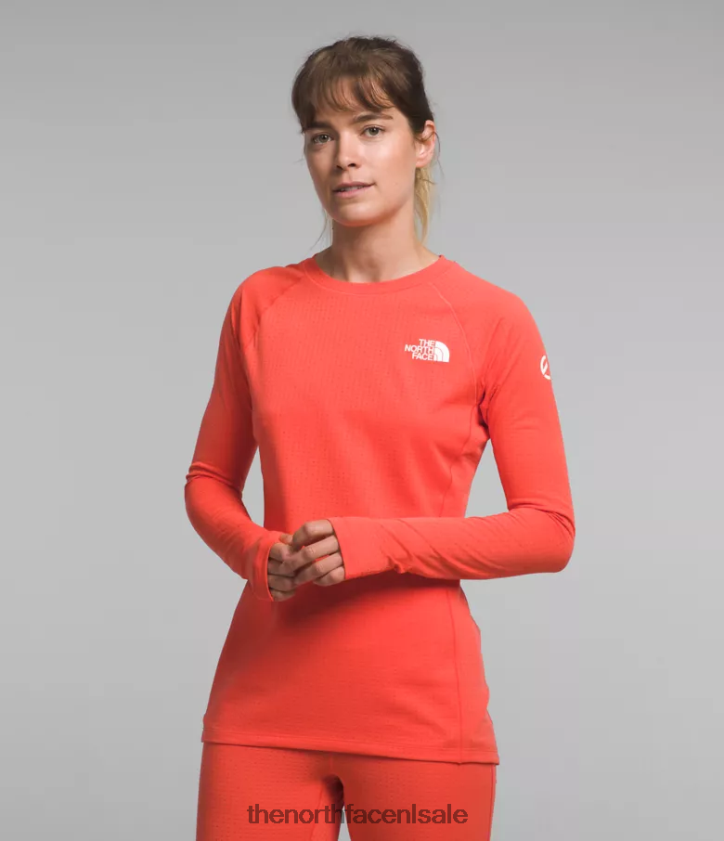vrouwen Summit Series Pro 120 bemanning The North Face P464ZN902 kleding stralend oranje