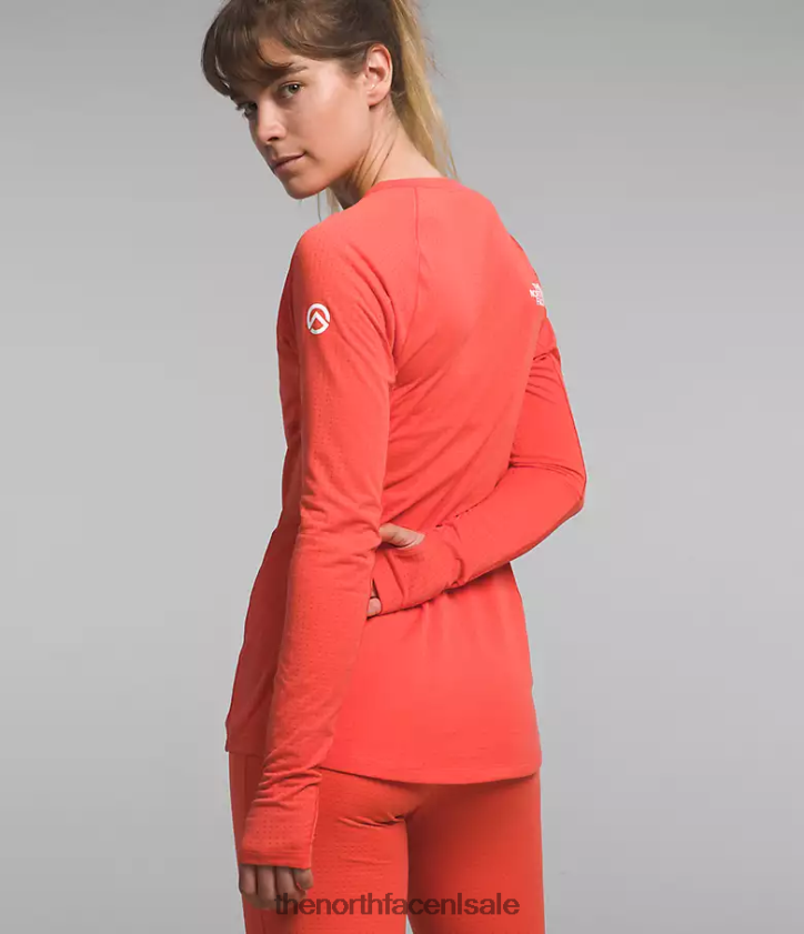 vrouwen Summit Series Pro 120 bemanning The North Face P464ZN902 kleding stralend oranje