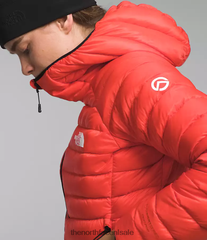 vrouwen Summit-serie Breithorn hoodie The North Face P464ZN669 kleding stralend oranje