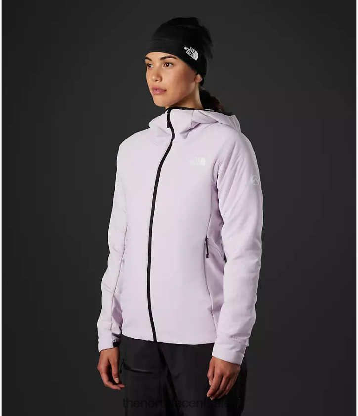 vrouwen Summit-serie casaval hybride hoodie The North Face P464ZN320 kleding lavendel mist