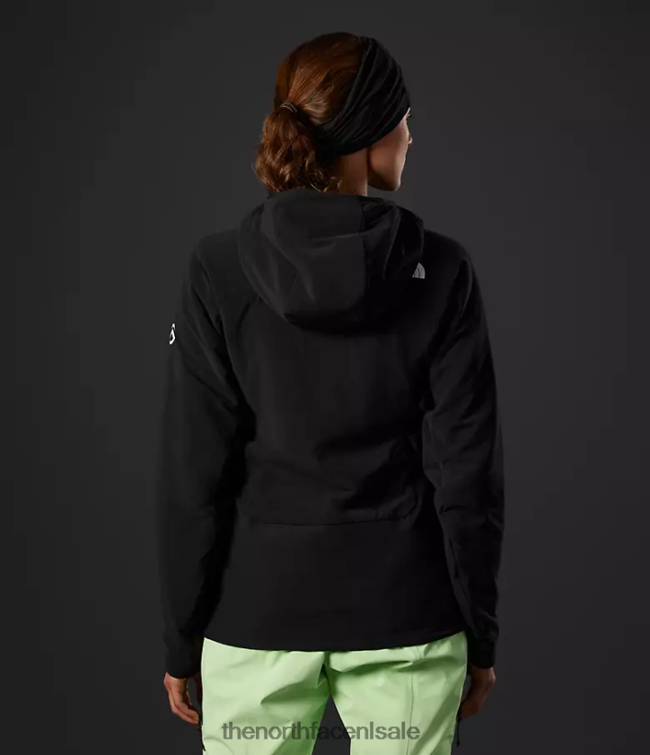 vrouwen Summit-serie casaval hybride hoodie The North Face P464ZN321 kleding tn zwart