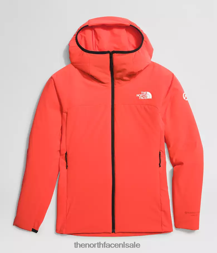 vrouwen Summit-serie casaval hybride hoodie The North Face P464ZN322 kleding stralend oranje