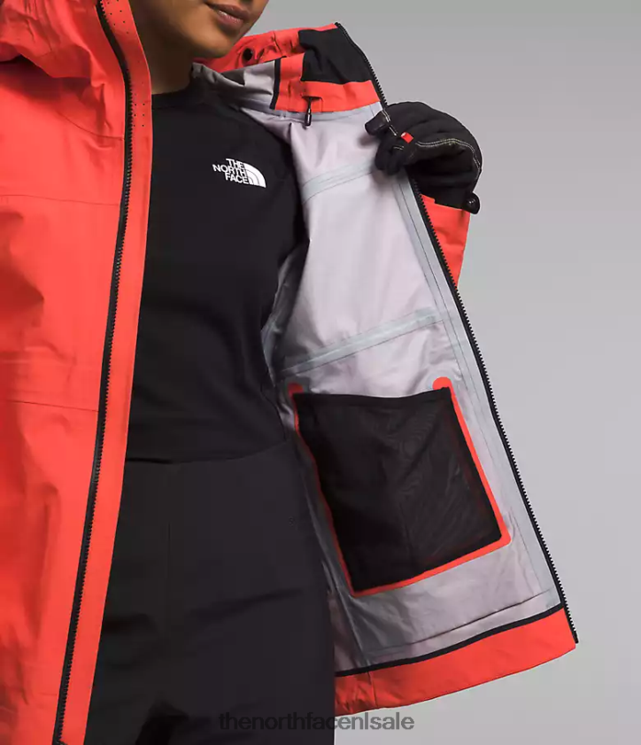 vrouwen Summit-serie chamlang futurelight-jack The North Face P464ZN1173 kleding stralend oranje
