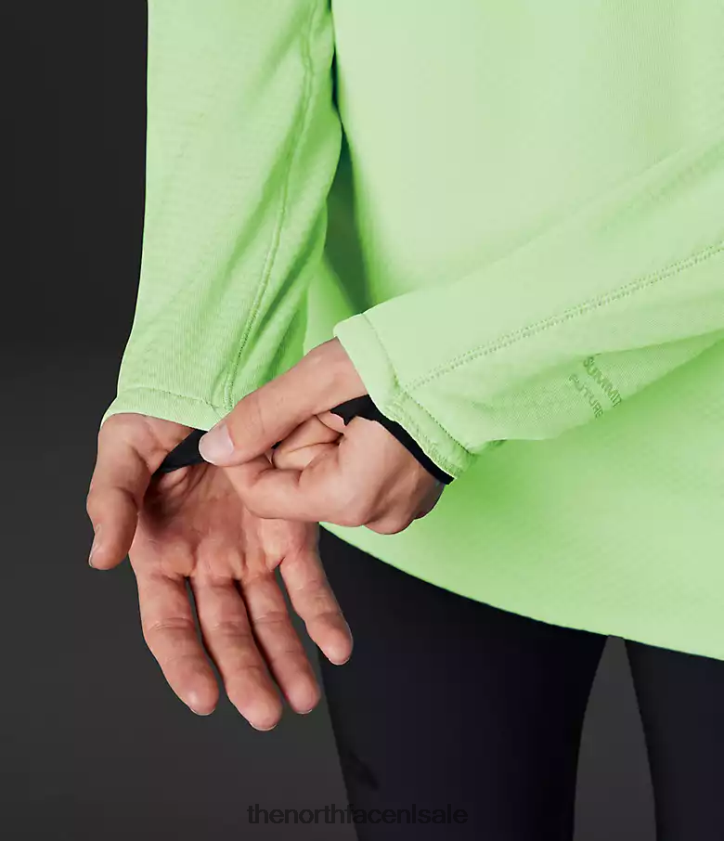 vrouwen Summit-serie futurefleece-crew The North Face P464ZN162 kleding patina groen