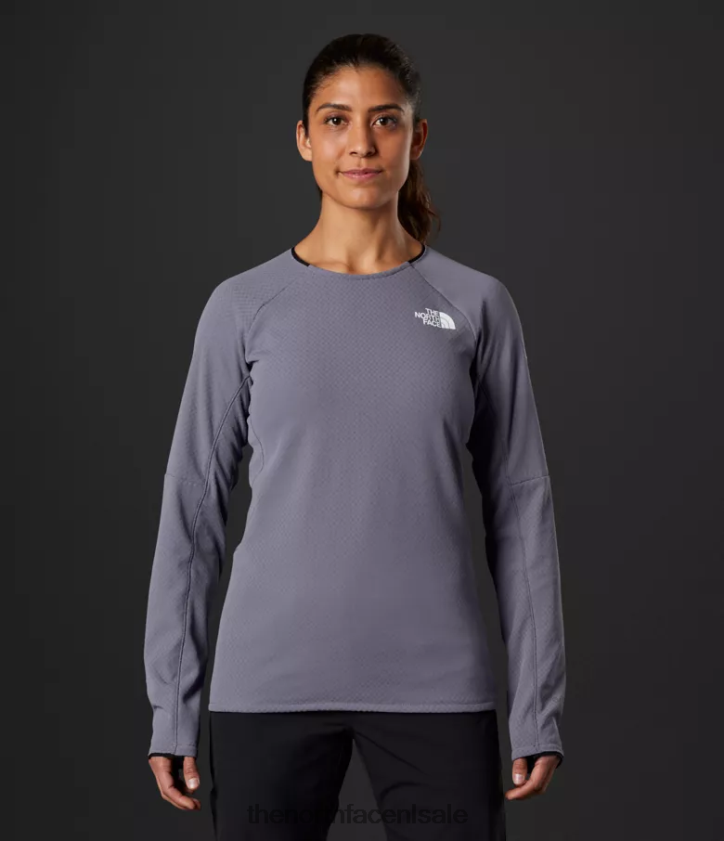vrouwen Summit-serie futurefleece-crew The North Face P464ZN164 kleding maan leisteen