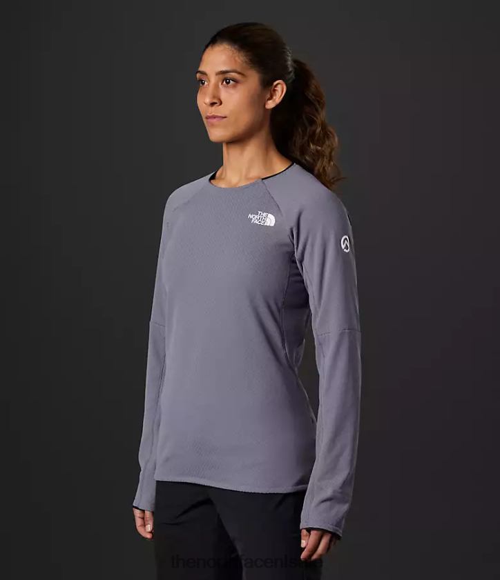 vrouwen Summit-serie futurefleece-crew The North Face P464ZN164 kleding maan leisteen