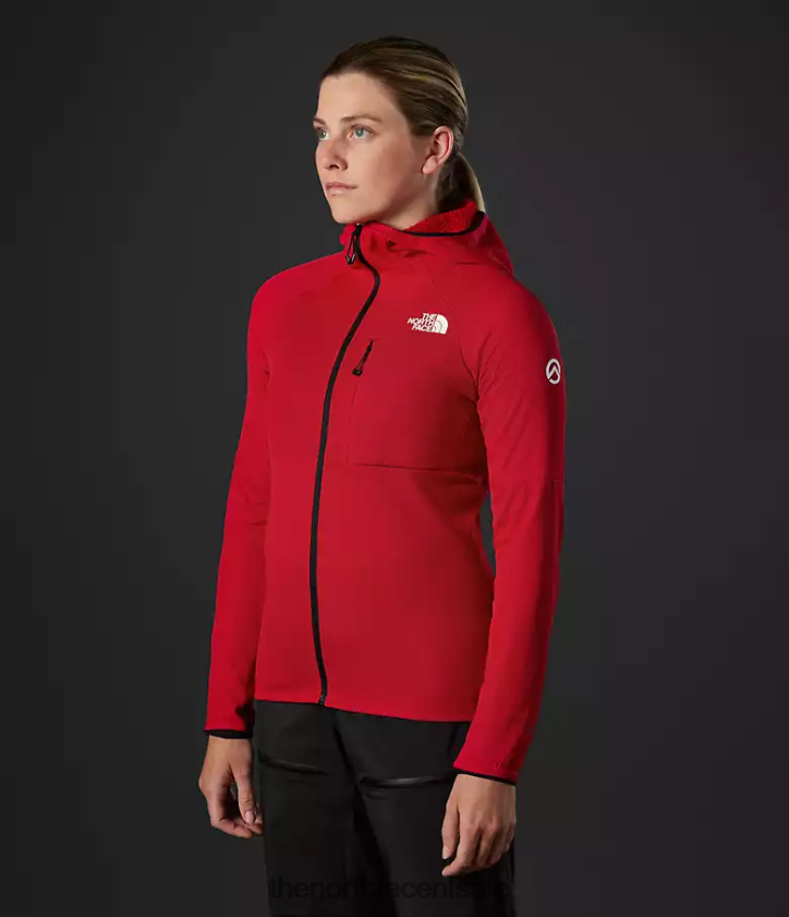 vrouwen Summit-serie futurefleece hoodie met volledige ritssluiting The North Face P464ZN736 kleding tnf rood