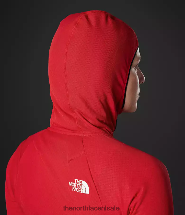 vrouwen Summit-serie futurefleece hoodie met volledige ritssluiting The North Face P464ZN736 kleding tnf rood