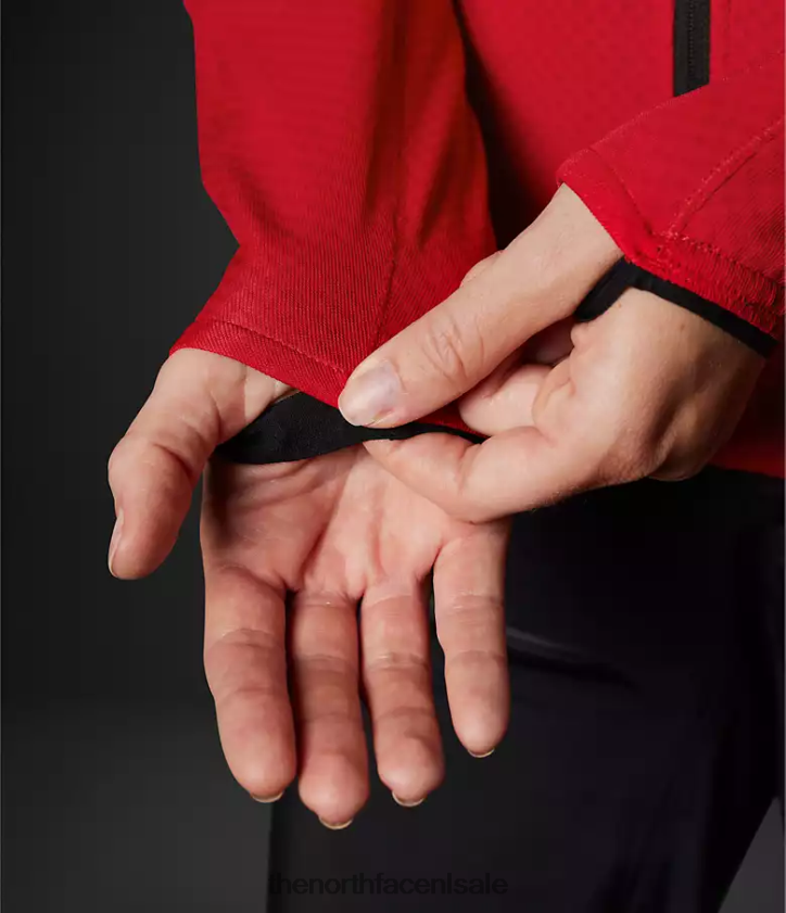 vrouwen Summit-serie futurefleece hoodie met volledige ritssluiting The North Face P464ZN736 kleding tnf rood