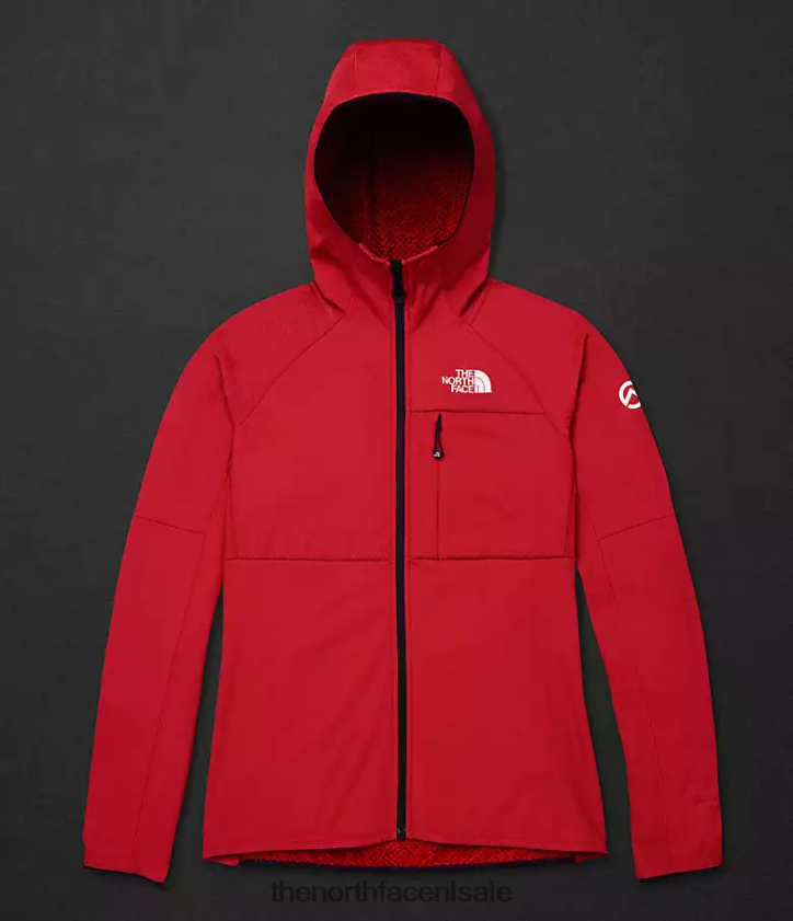 vrouwen Summit-serie futurefleece hoodie met volledige ritssluiting The North Face P464ZN736 kleding tnf rood