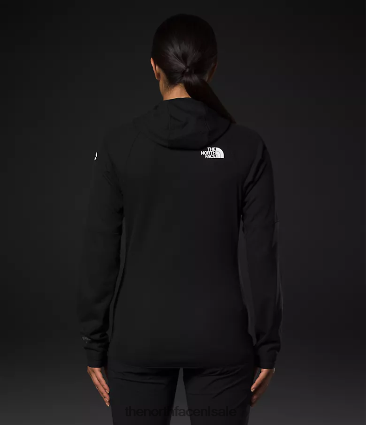 vrouwen Summit-serie futurefleece hoodie met volledige ritssluiting The North Face P464ZN737 kleding tn zwart