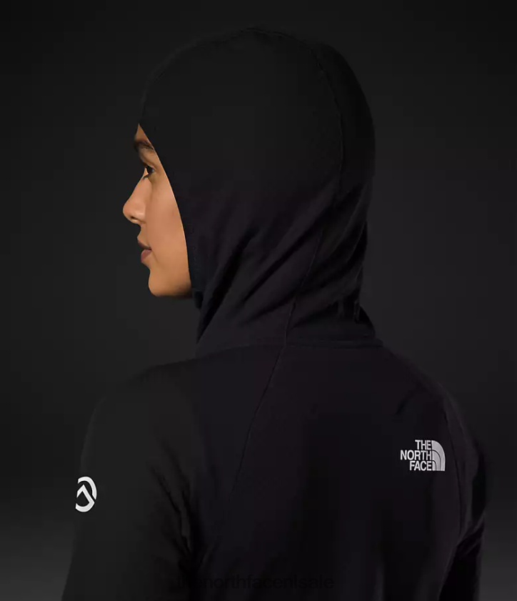 vrouwen Summit-serie futurefleece hoodie met volledige ritssluiting The North Face P464ZN737 kleding tn zwart